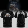 Anyma x Lisa Bad Angel Black Graphic Cybernetic Wings T-Shirt
