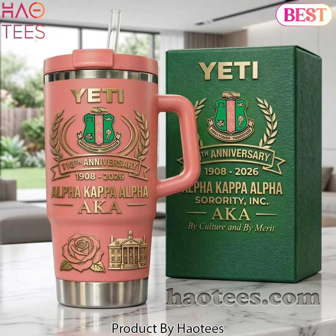 Alpha Kappa Alpha 118th Anniversary 1908-2026 Tumbler