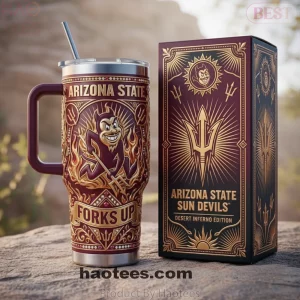 Arizona State Sun Devils 40oz Premium Desert Inferno Edition Tumbler