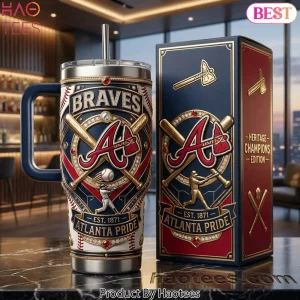 Atlanta Braves Heritage Champions Edition 40oz Tumbler With Handle