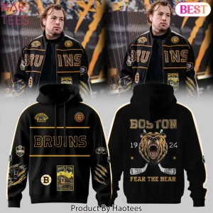 Boston Bruins “Fear The Bear” TD Garden Hockey Hoodie