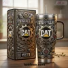 Caterpillar CAT Built For It Premium Embossed Earthmoving Legacy Tumbler