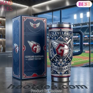 Cleveland Guardians Legacy Edition 40oz Tumbler With Handle