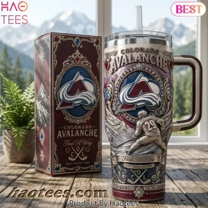 Colorado Avalanche Premium Embossed “Find A Way” 40oz Tumbler with Handle