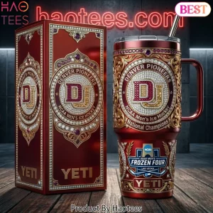 Denver Pioneers Ice Hockey National Champions Commemorative Tumbler