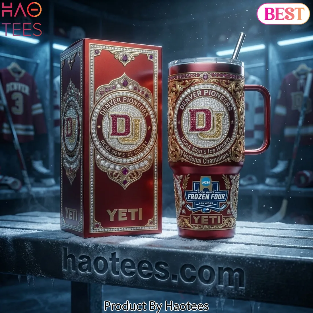 Denver Pioneers Ice Hockey National Champions Commemorative Tumbler