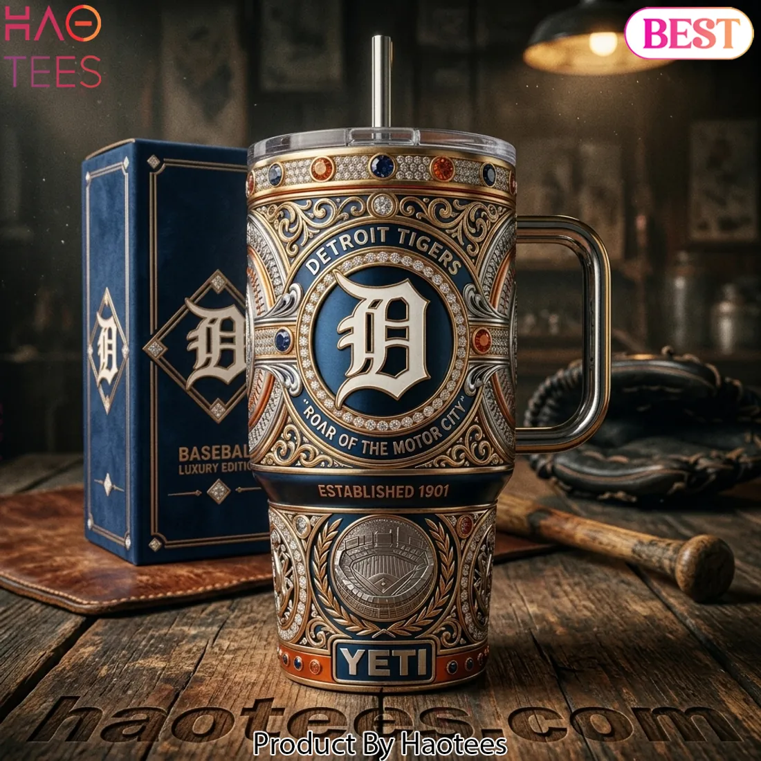 Detroit Tigers Roar Of The Motor City Luxury 40 oz Tumbler Detroit Tigers Roar Of The Motor City Luxury 40 oz Tumbler