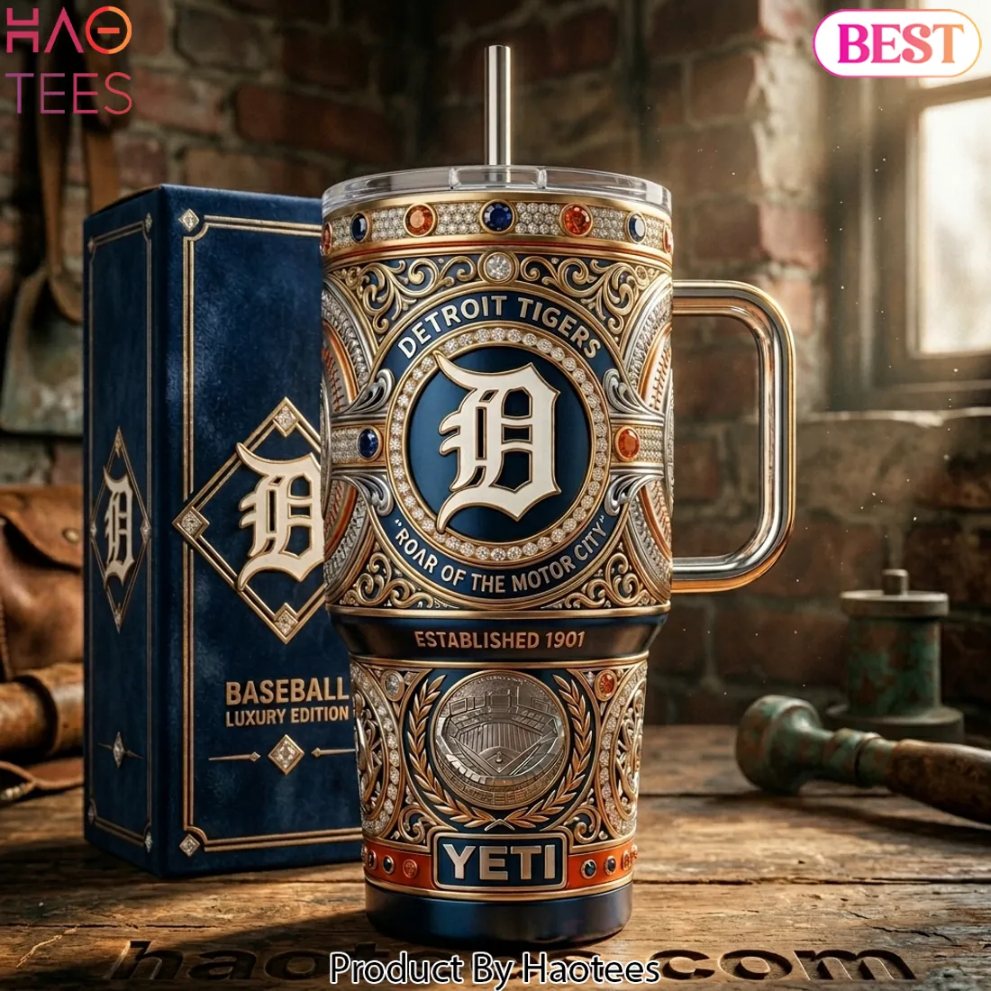 Detroit Tigers Roar Of The Motor City Luxury 40 oz Tumbler Detroit Tigers Roar Of The Motor City Luxury 40 oz Tumbler