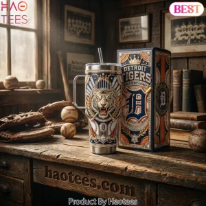Detroit Tigers World Series Legacy Diamond Encrusted Tumbler With Handle