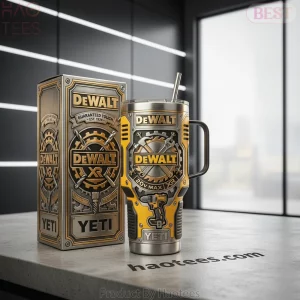 Dewalt YETI Guaranteed Tough Tool-Themed Insulated Tumbler