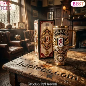 Fulham FC Luxury Gold Craven Cottage Tumbler With Handle