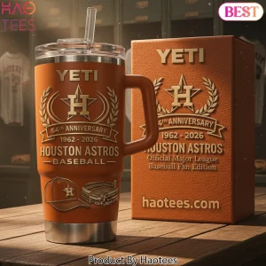 Houston Astros Official MLB 64th Anniversary 1962-2026 YETI Tumbler