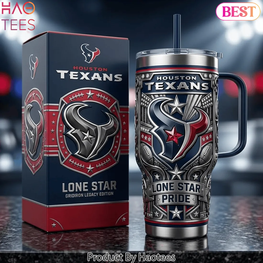 Houston Texans Lone Star Pride Premium Insulated Tumbler Houston Texans Lone Star Pride Premium Insulated Tumbler