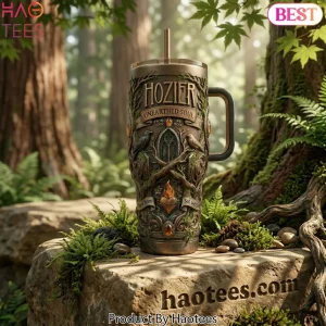 Hozier Unearthed Soul 3D Embossed Tumbler with Handle