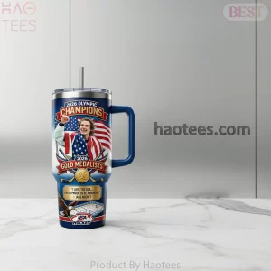 Jack Hughes 2026 Olympic Gold Medalist USA Hockey Commemorative Insulated Tumbler