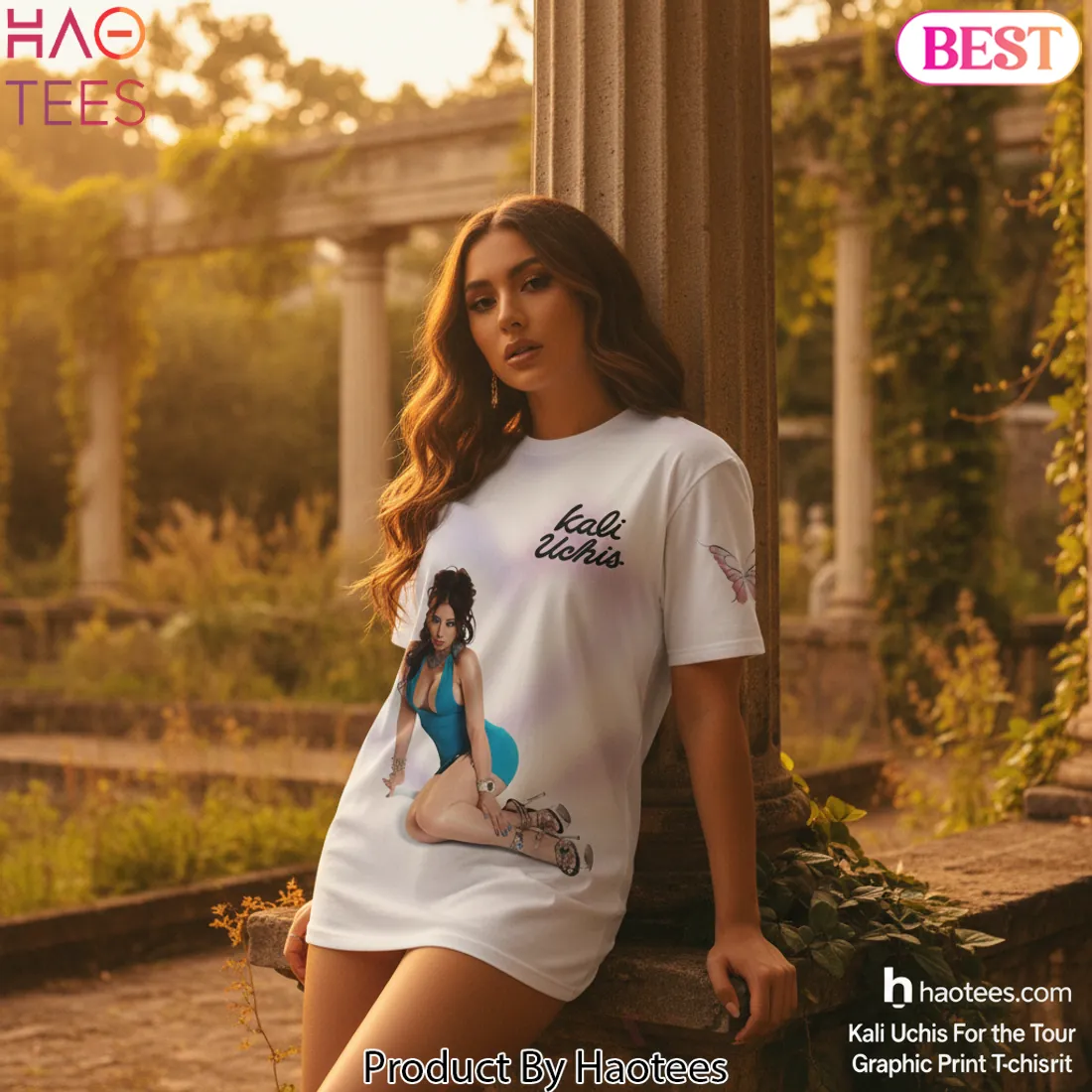 Kali Uchis For the Girls Tour Graphic Print T-Shirt