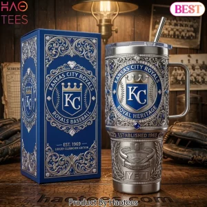 Kansas City Royals Royal Heritage Luxury Edition 40oz Tumbler