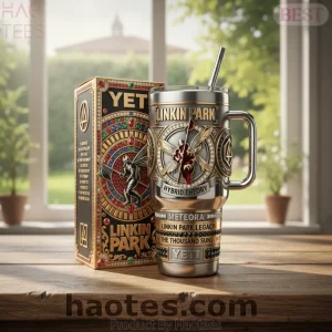 Linkin Park Hybrid Theory Meteora Luxury 40oz Stainless Steel Tumbler With Handle