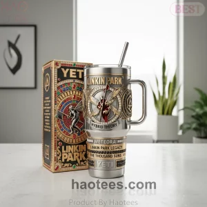 Linkin Park Hybrid Theory Meteora Luxury 40oz Stainless Steel Tumbler With Handle