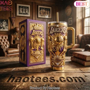 Los Angeles Lakers World Champions Gold Edition Tumbler