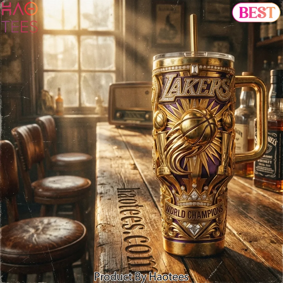 Los Angeles Lakers World Champions Gold Edition Tumbler Los Angeles Lakers World Champions Gold Edition Tumbler