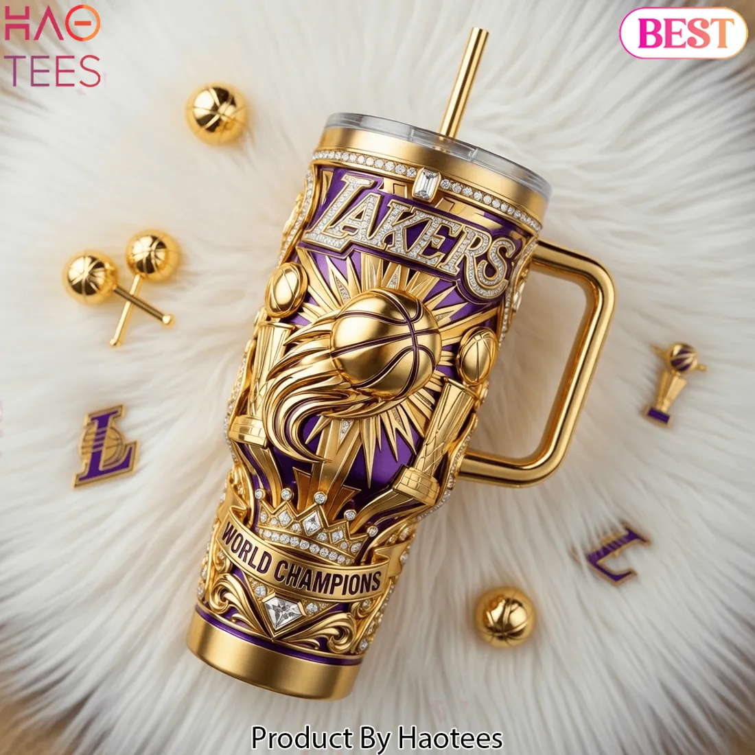 Los Angeles Lakers World Champions Gold Edition Tumbler Los Angeles Lakers World Champions Gold Edition Tumbler