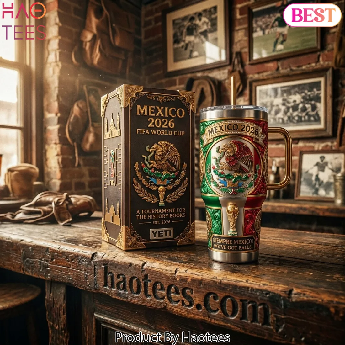 Mexico 2026 FIFA World Cup Commemorative Tumbler With Handle