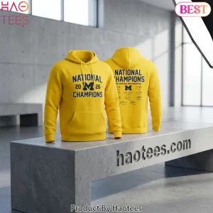 MICH 2026 NCAA Men’s Basketball National Champions Yellow Hoodie