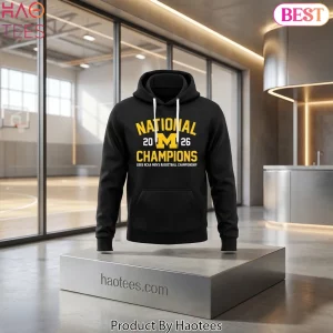 Michigan Men’s Basketball 2026 National Champions Black Hoodie