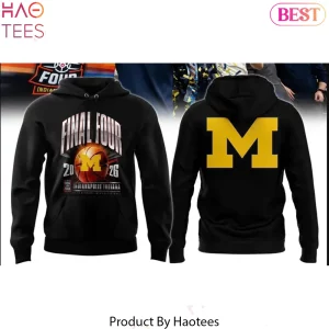 Michigan Wolverines 2026 Final Four National Champions Locker Room Style Hoodie Michigan Wolverines 2026 Final Four National Champions Locker Room Style Hoodie