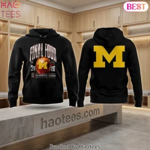 Michigan Wolverines 2026 Final Four National Champions Locker Room Style Hoodie