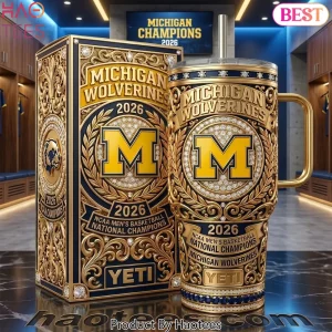 Michigan Wolverines 2026 NCAA Men’s Basketball Champions Handled Tumbler