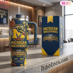 Michigan Wolverines 2026 NCAA National Champions Commemorative Insulated Tumbler