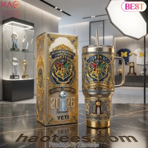 Michigan Wolverines x Harry Potter 2026 NCAA Men’s Basketball National Champions Tumbler