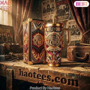 Mötley Crüe Glam Riot Luxury Tumbler With Handle