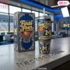Michigan Wolverines 2025 NCAA Basketball Champions Premium Gold 40oz Insulated Tumbler With Handle