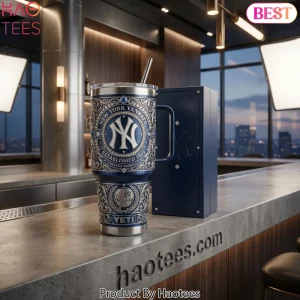 New York Yankees 1903 Established Luxury Navy Yeti Tumbler