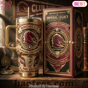NRL Brisbane Broncos Imperial Legacy Edition Collector’s Tumbler with Handle