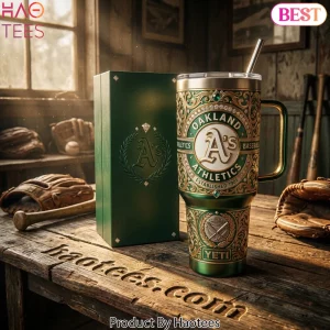 Oakland Athletics Golden Era Baseball Tumbler