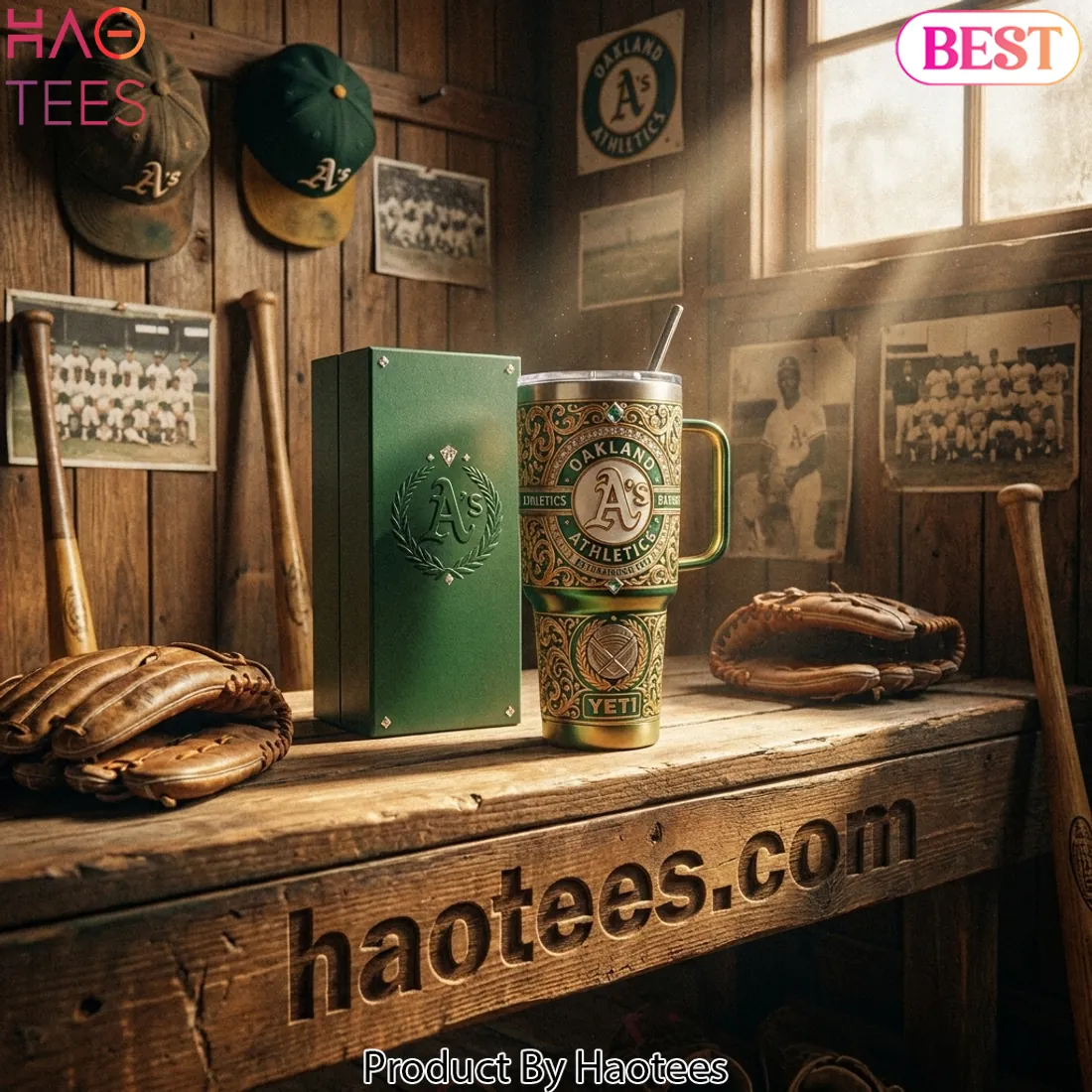 Oakland Athletics Golden Era Baseball Tumbler Oakland Athletics Golden Era Baseball Tumbler