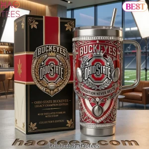 Ohio State Buckeyes Legacy Champion 40oz Insulated Tumbler