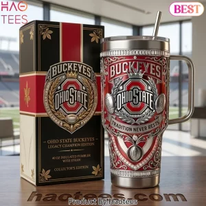 Ohio State Buckeyes Legacy Champion 40oz Insulated Tumbler