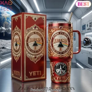 Pink Floyd Dark Side of the Moon Artemis II Commemorative Yeti Tumbler