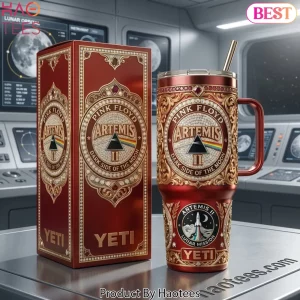 Pink Floyd Dark Side of the Moon Artemis II Commemorative Yeti Tumbler