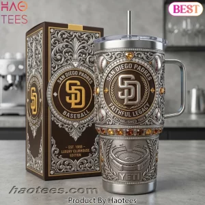 San Diego Padres Faithful Legacy Established 1969 Luxury Tumbler