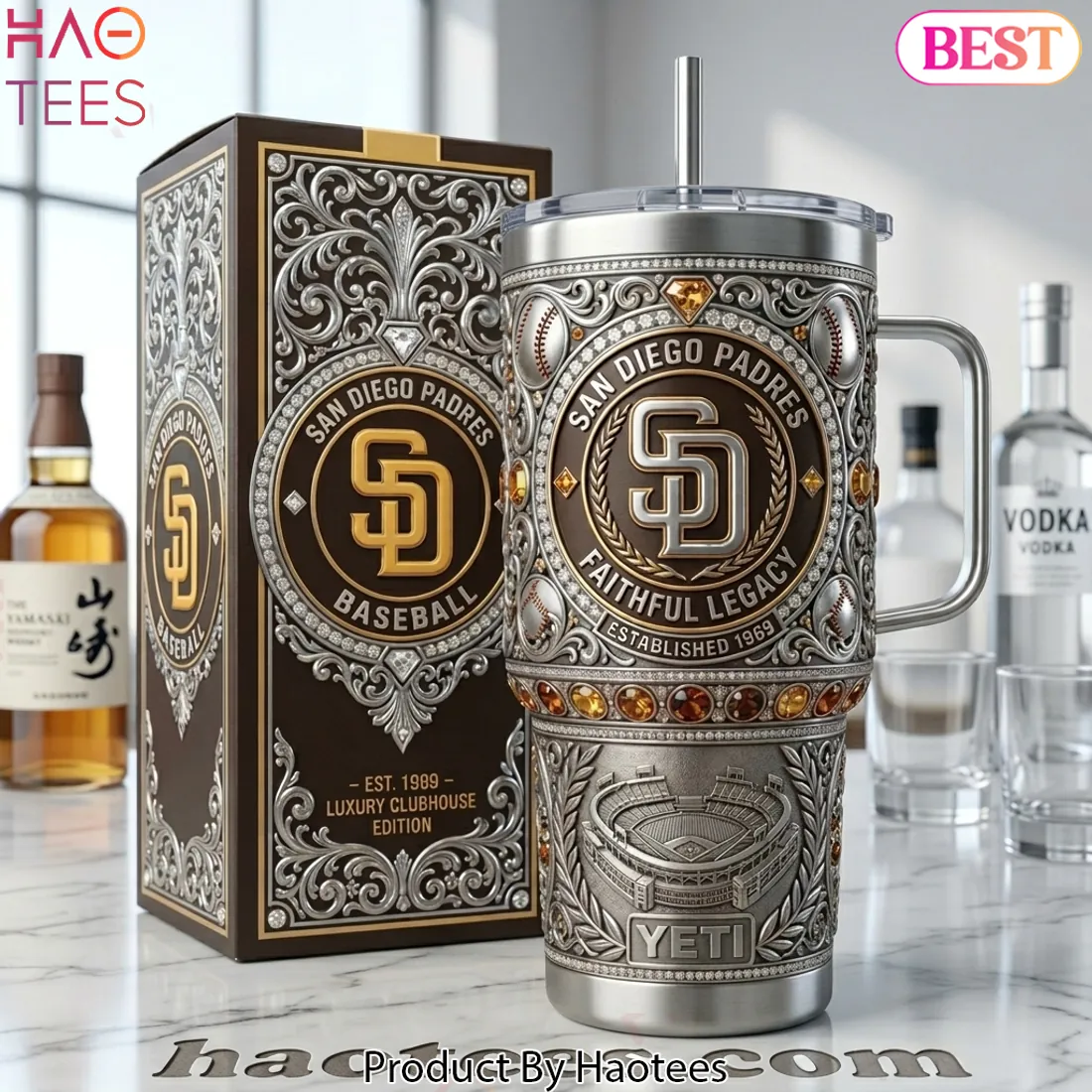 San Diego Padres Faithful Legacy Established 1969 Luxury Tumbler