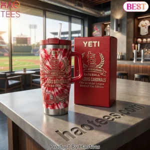 St. Louis Cardinals 144th Anniversary Baseball Fan Edition Tumbler