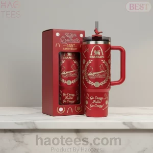 St. Louis Cardinals 145th Anniversary Stanley Red Handled Tumbler