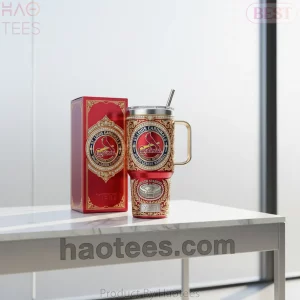St. Louis Cardinals Luxury Diamond 40oz Insulated Tumbler with Lid and Handle