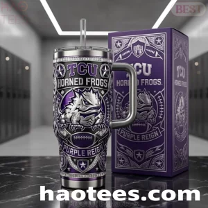 TCU Horned Frogs Purple Reign Insulated Travel Tumbler